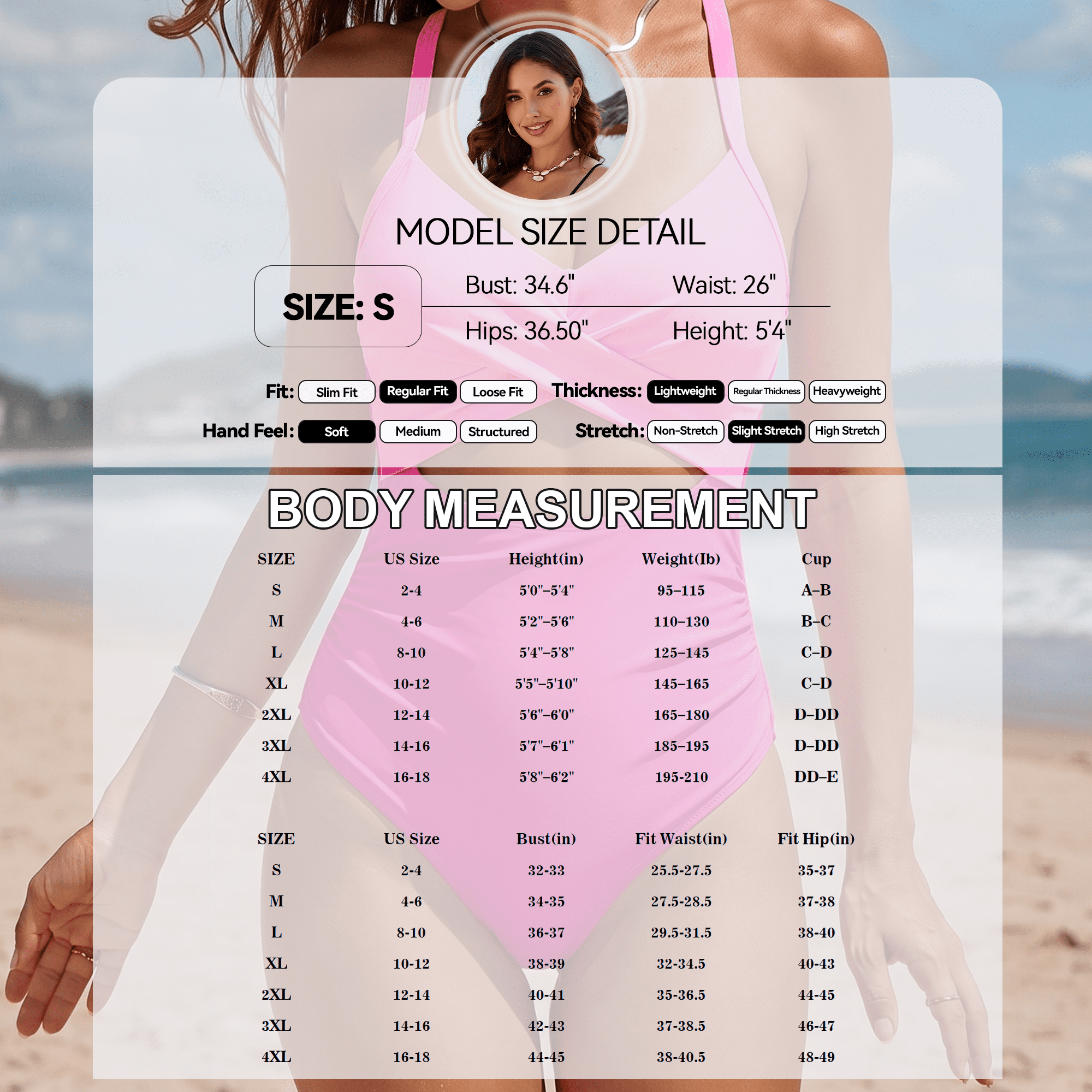 Elevate Your Beach Style with Our Women's One-Piece Tummy Control Swimsuit - Flattering Cutout Design & High-Waisted Comfort